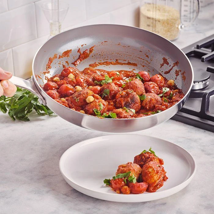 商品Greenpan|3 Piece Stainless Steel Frypan Set,价格¥985,第3张图片详细描述