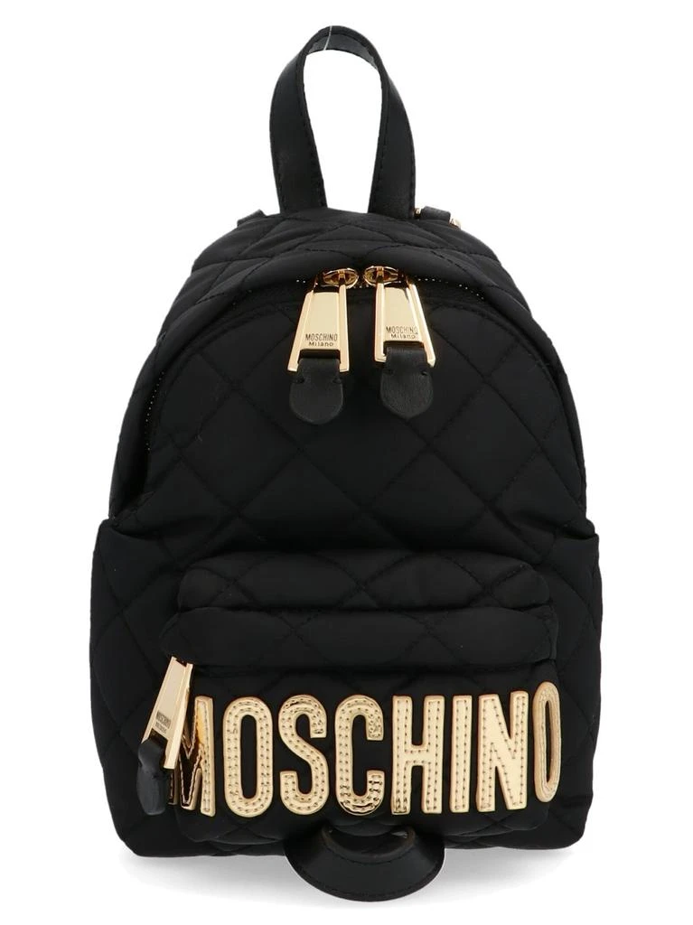商品Moschino|Moschino Quilted Logo Mini Backpack,价格¥2018,第1张图片