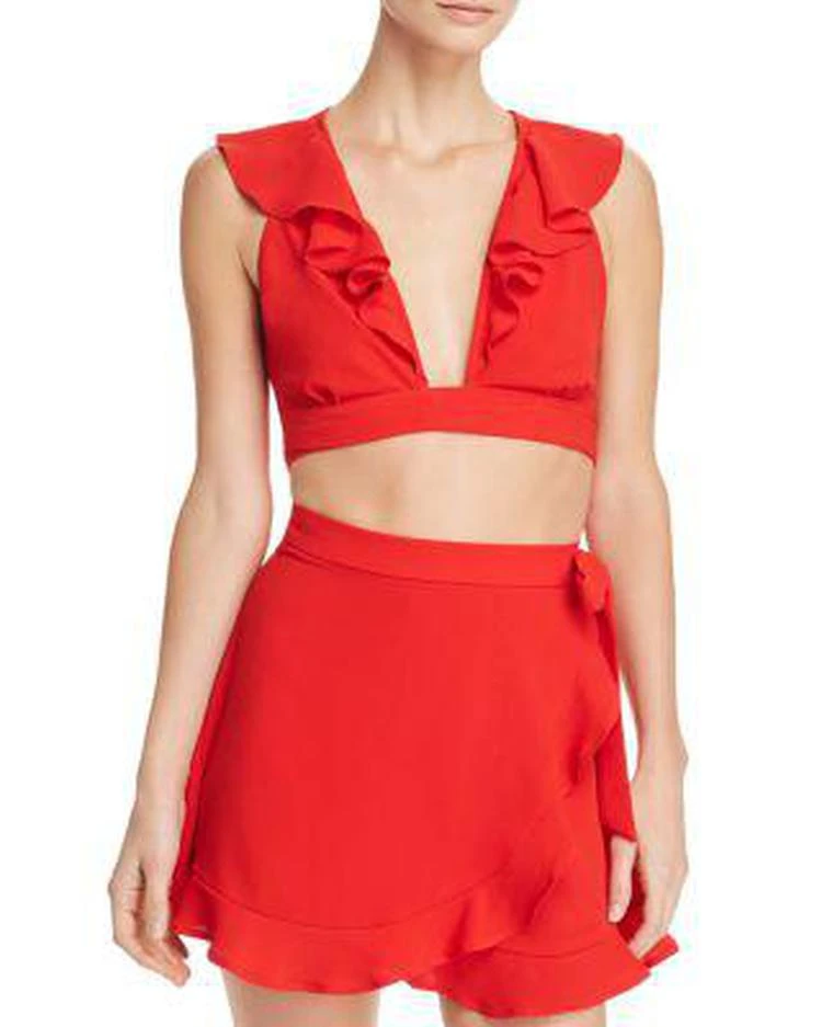 商品Show Me Your Mumu|Florence 荷叶边上衣,价格¥534,第1张图片