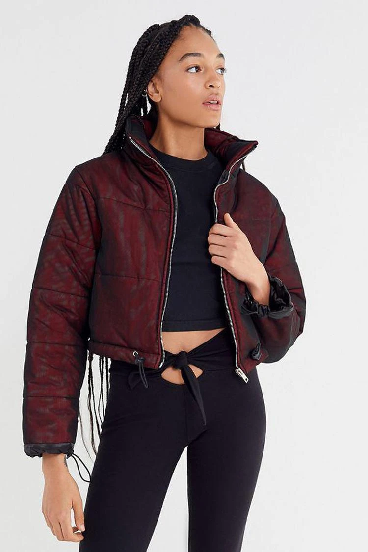 商品I.AM.GIA|I.AM.GIA Road Warrior Mesh Cropped Puffer Jacket,价格¥887,第1张图片