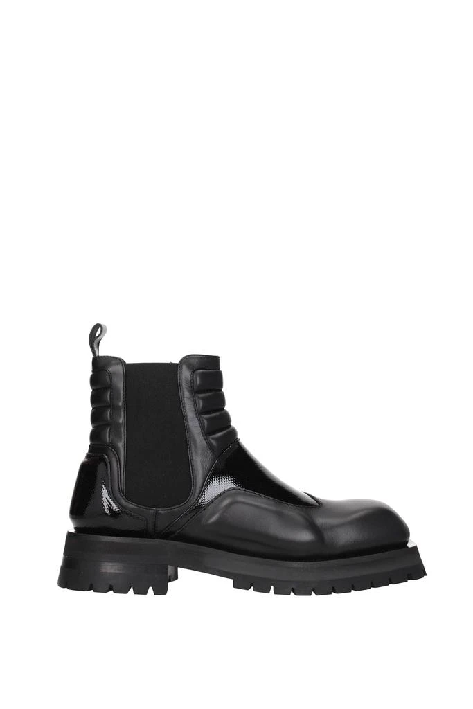 商品Balmain|Ankle Boot Leather Black,价格¥3808,第1张图片