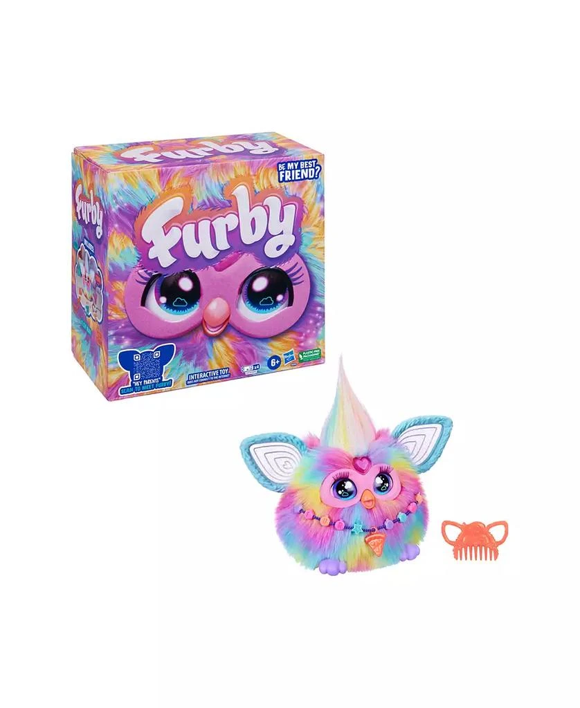 商品Furby|Tie Dye Interactive Plush Toy,价格¥360,第3张图片详细描述