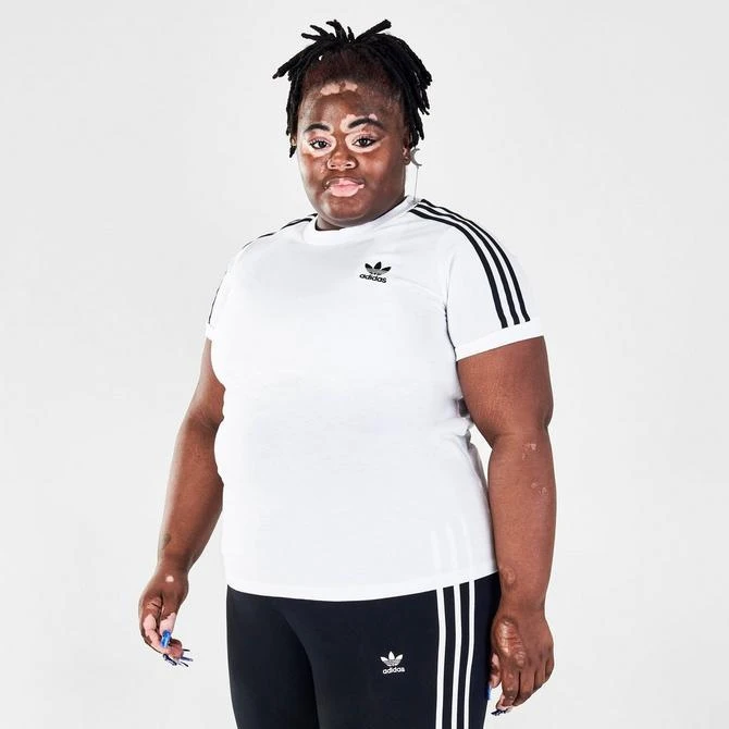 商品Adidas|Women's adidas Originals Adicolor Classics 3-Stripes T-Shirt (Plus Size),价格¥150,第3张图片详细描述