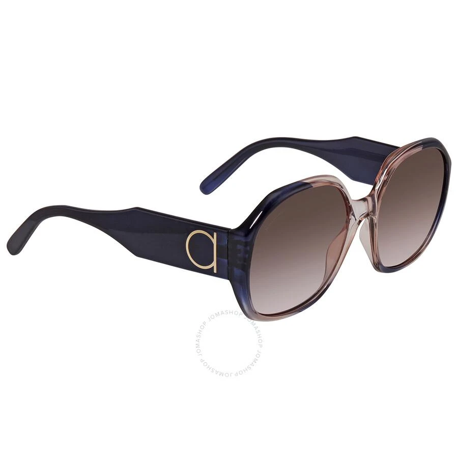 商品Salvatore Ferragamo|Beige Geometric Ladies Sunglasses SF943S 083 60,价格¥422,第3张图片详细描述