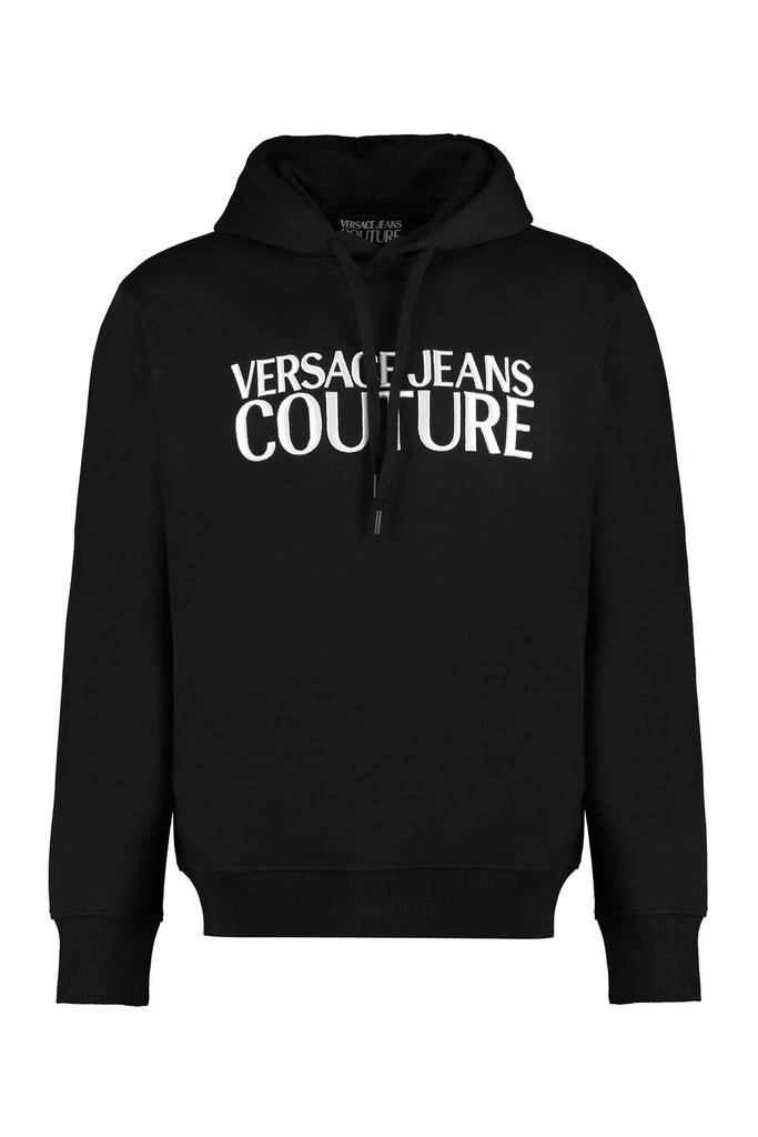 商品Versace|Versace Jeans Couture Logo Detailed Drawstring Hoodie,价格¥1313,第1张图片