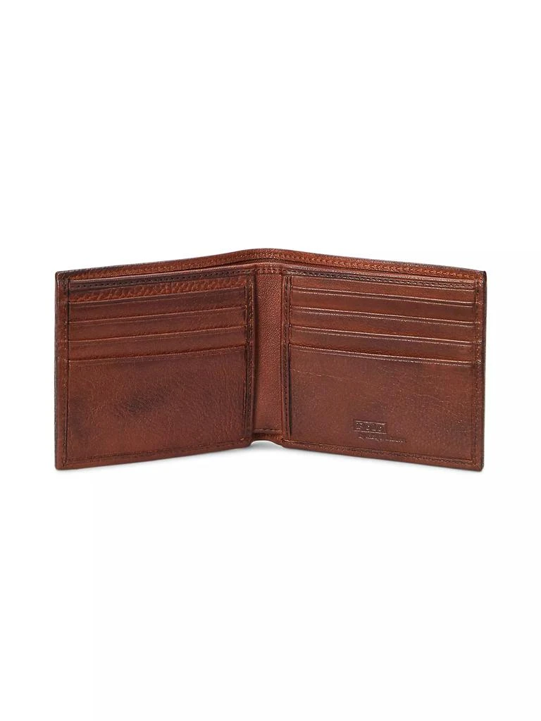 商品Ralph Lauren|Medium Leather Billfold Wallet,价格¥1418,第2张图片详细描述