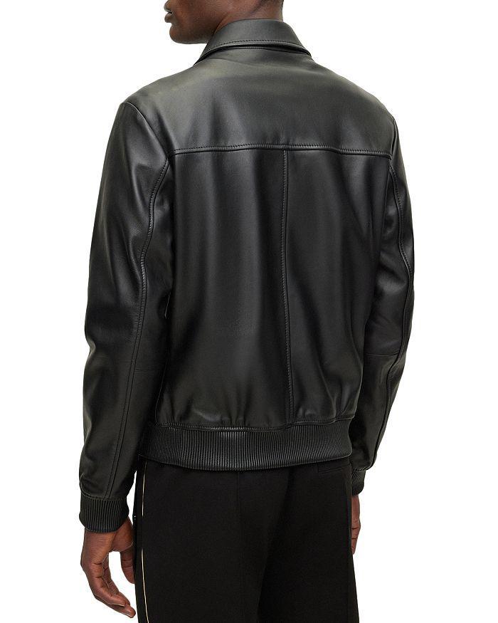 商品Hugo Boss|Manka Leather Jacket,价格¥3231,第5张图片详细描述