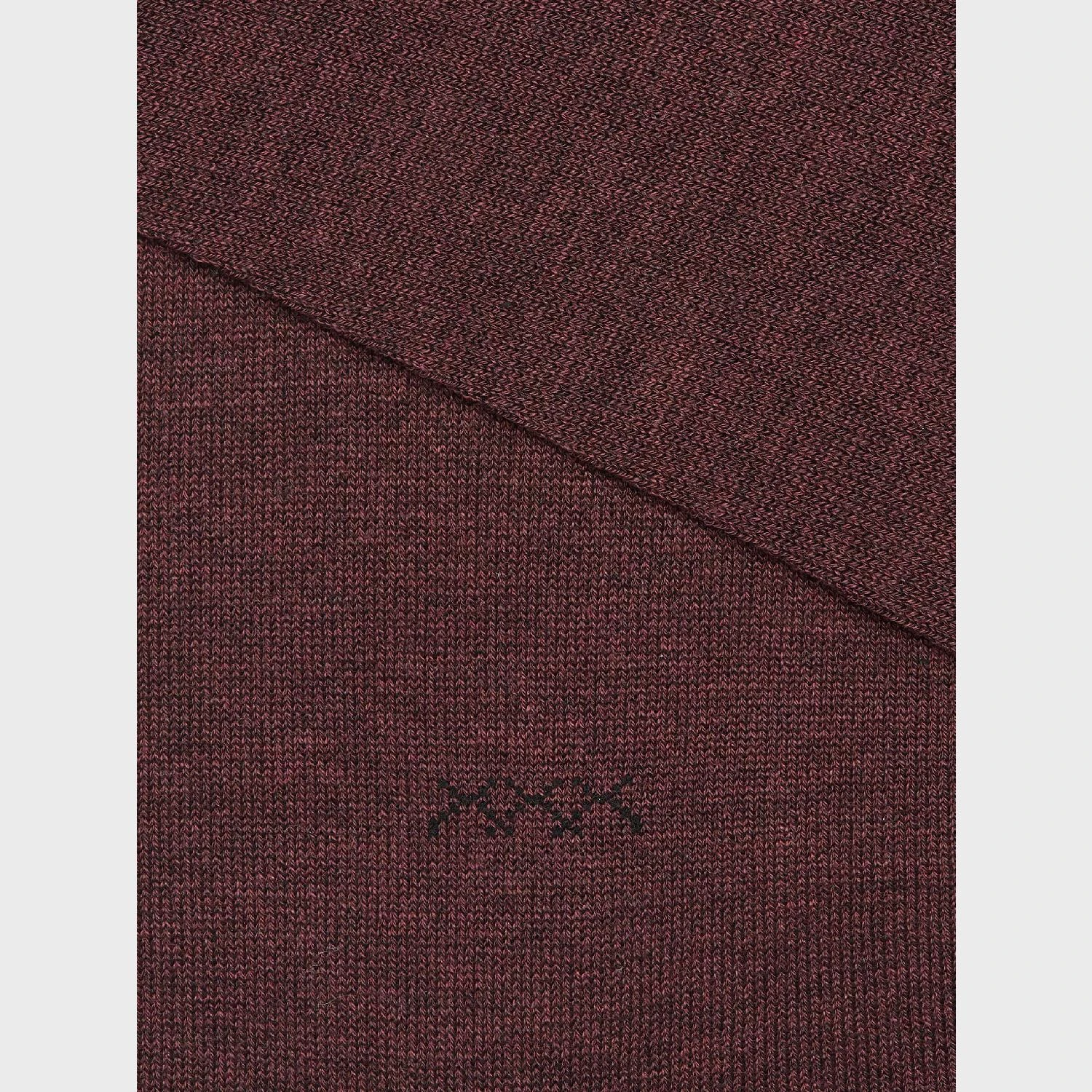 包邮包税【预售7天发货】 ZEGNA杰尼亚 23秋冬 男士 袜子 BURGUNDY LYOCELL BLEND EVERYDAY TRIPLE X MID CALF SOCKS N5V40-573-602 商品