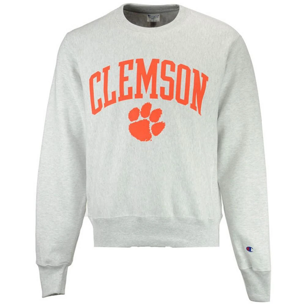 商品CHAMPION|Men's Clemson Tigers Reverse Weave Crew Sweatshirt,价格¥449,第1张图片