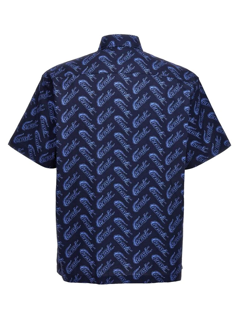 商品Lacoste|Logo Print Shirt Shirt, Blouse Blue,价格¥532,第2张图片详细描述