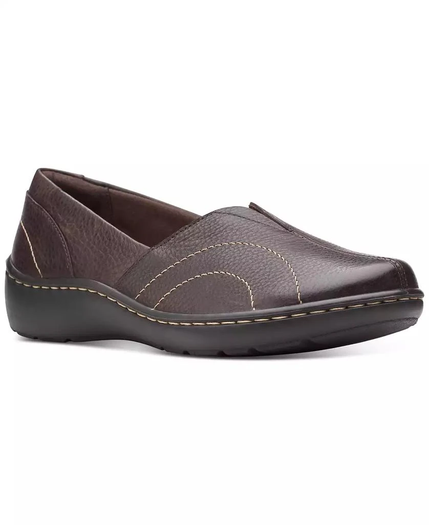 商品Clarks|Women's Cora Meadow Slip-On Flats,价格¥674,第1张图片