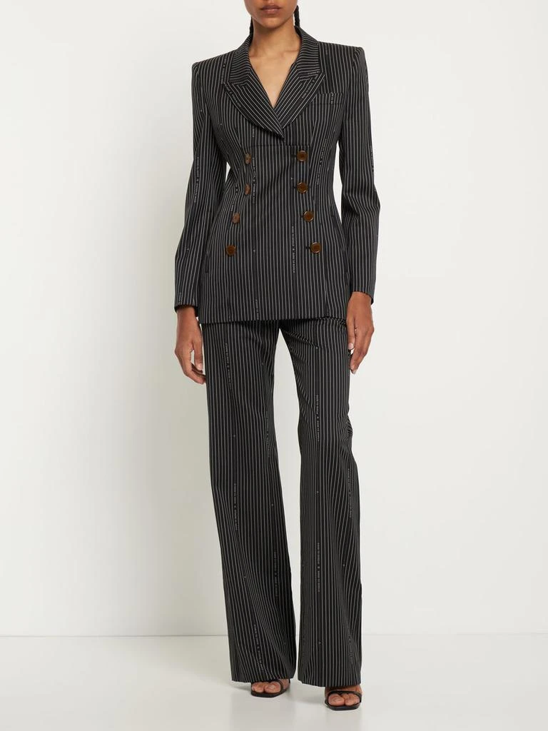 商品Vivienne Westwood|Rita Pinstripe Wool & Cotton Blazer,价格¥6311,第1张图片详细描述