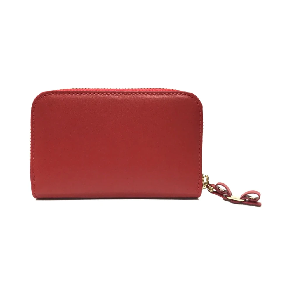 SALVATORE FERRAGAMO 女士红色蝴蝶结皮革卡片包 22-D288-691276 商品