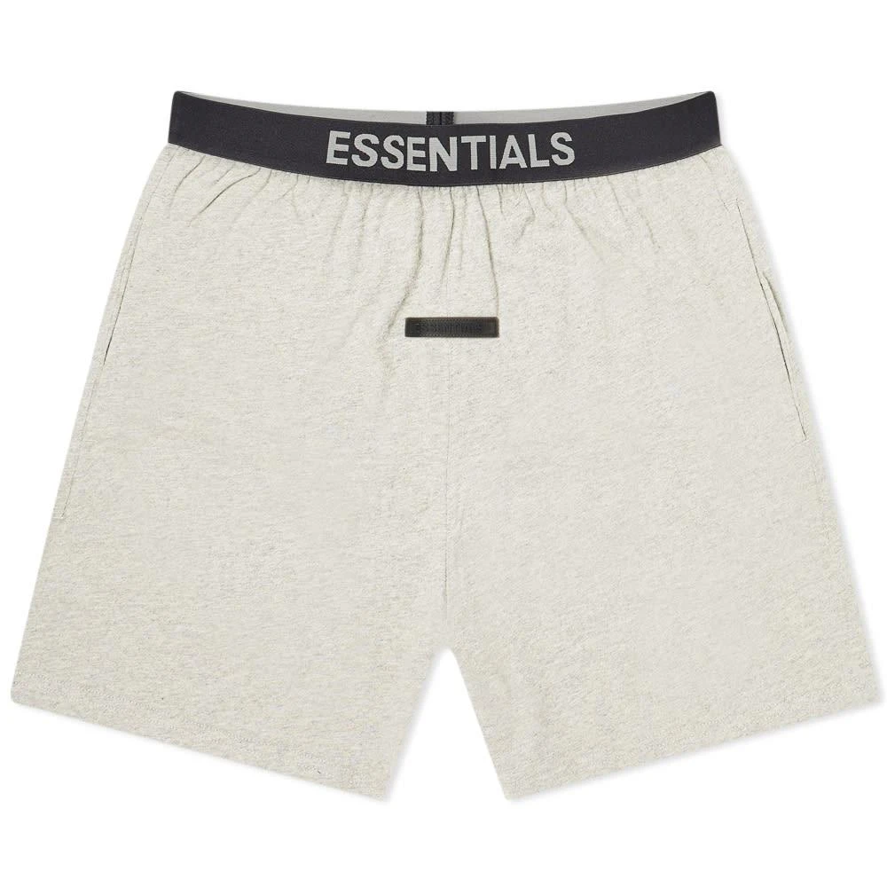 商品Essentials|Fear of God ESSENTIALS Lounge Short - Light Heather Oatmeal,价格¥547,第1张图片