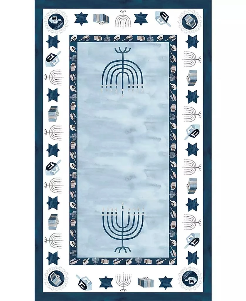 商品Laural Home|Happy Hanukkah Tablecloth,价格¥773,第1张图片