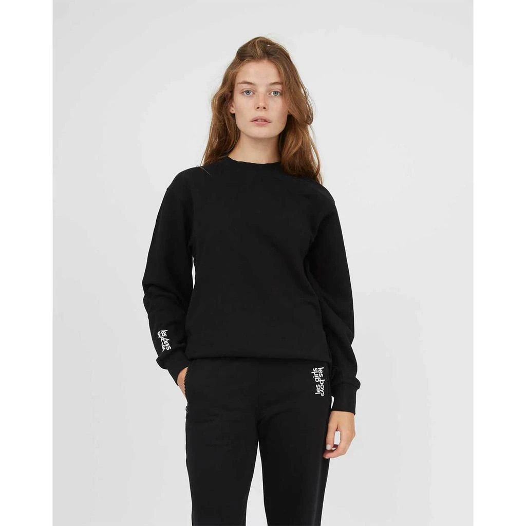 Les Girls Les Boys Women's Loopback Crew Neck Sweatshirt - Black 商品