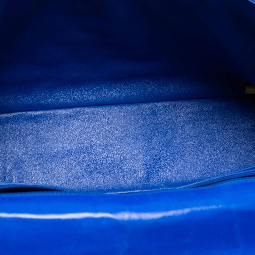 Chanel Blue Quilted Leather Maxi Classic Single Flap Shoulder Bag 商品