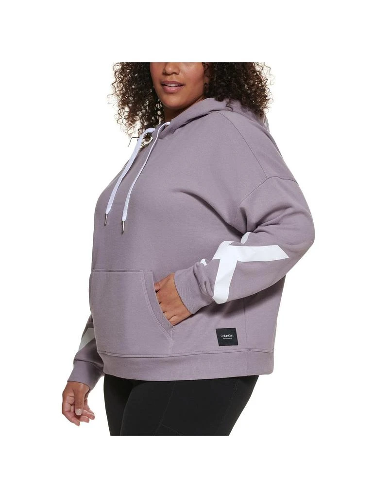 商品Calvin Klein|Plus Womens Sweatshirt Comfy Hoodie,价格¥172,第1张图片