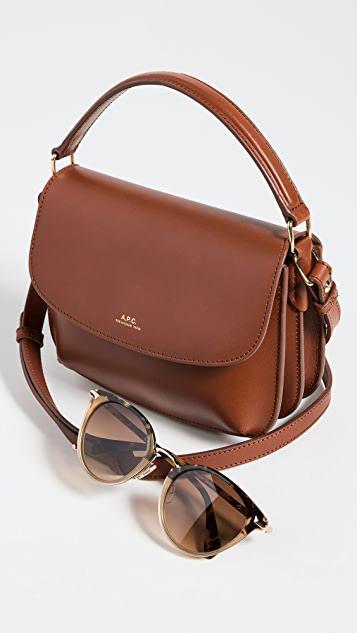 商品A.P.C.|Sac Sarah Shoulder A Strap Mini Bag,价格¥4002,第4张图片详细描述