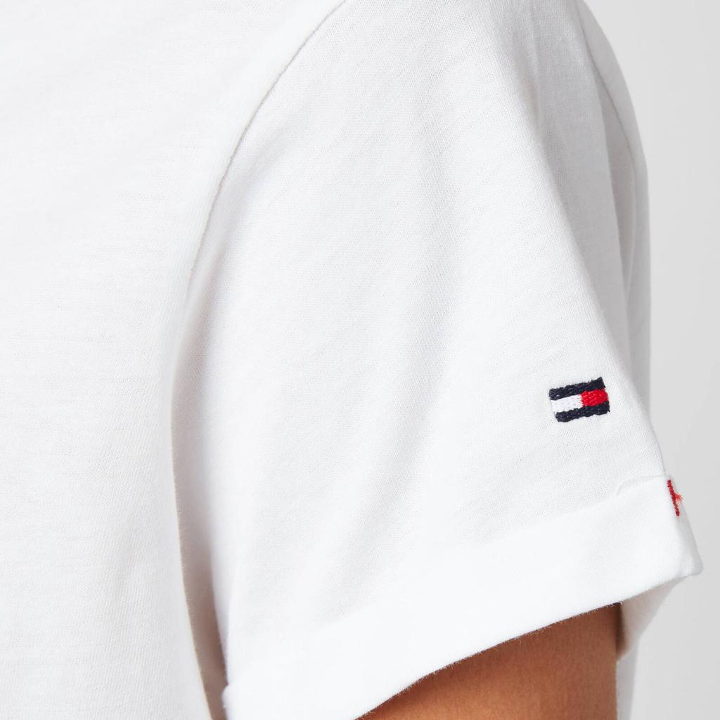 Tommy Hilfiger Women's Tommy Original Short Sleeve T-Shirt - White商品第4张图片规格展示