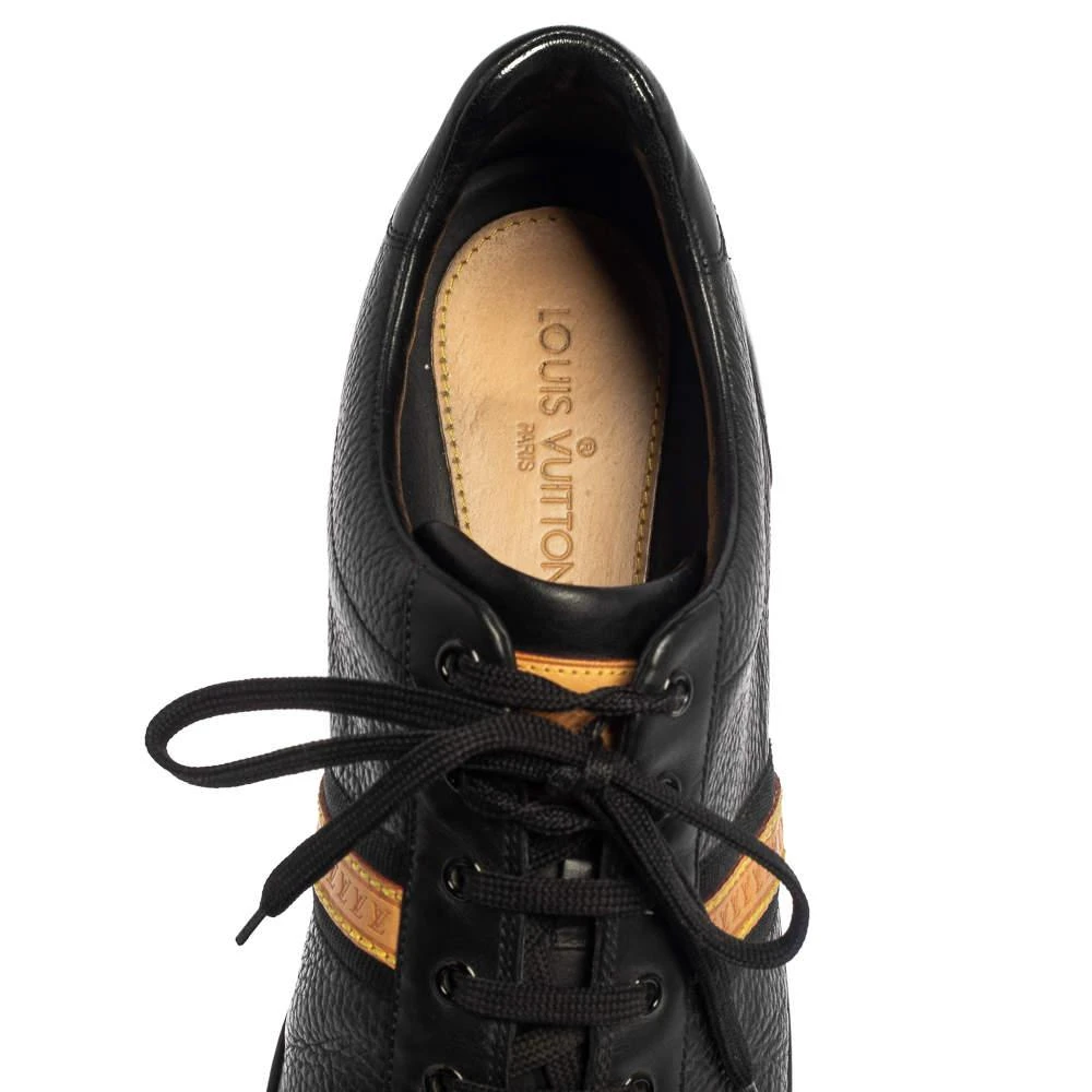 Louis Vuitton Black  Leather Low Top Sneakers Size 45 商品