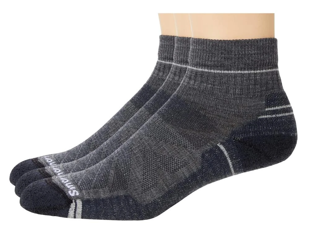 商品SmartWool|Performance Hike Light Cushion Ankle 3-Pack,价格¥482,第1张图片详细描述