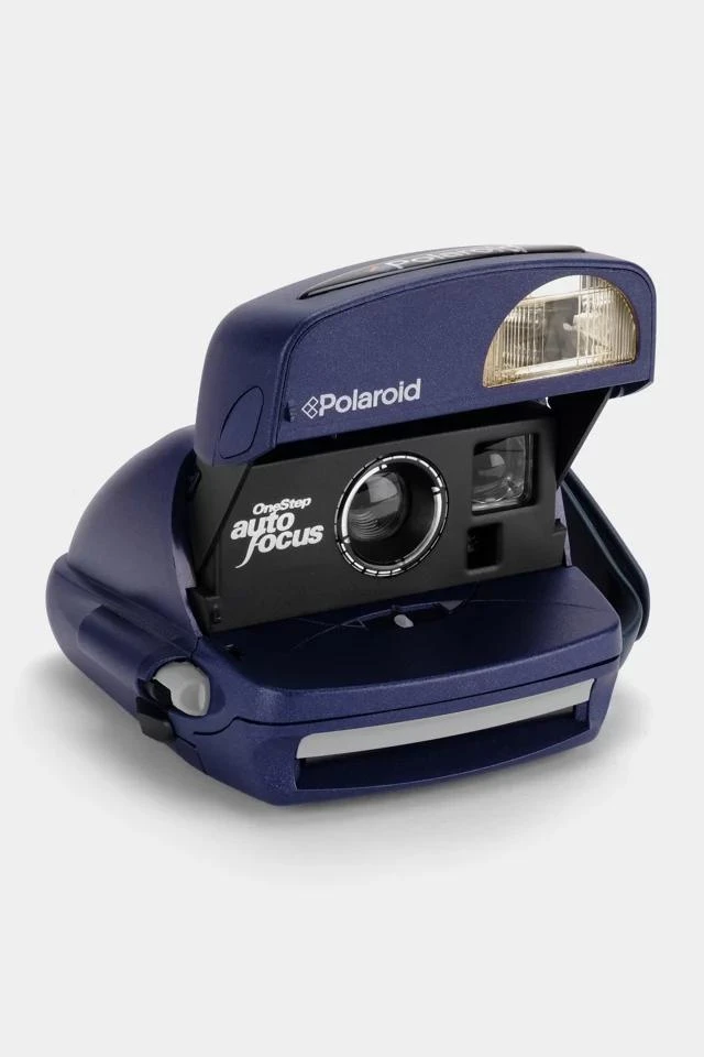 商品Polaroid|Polaroid Blue Autofocus Express Vintage 600 Instant Camera Refurbished by Retrospekt,价格¥1043,第1张图片详细描述