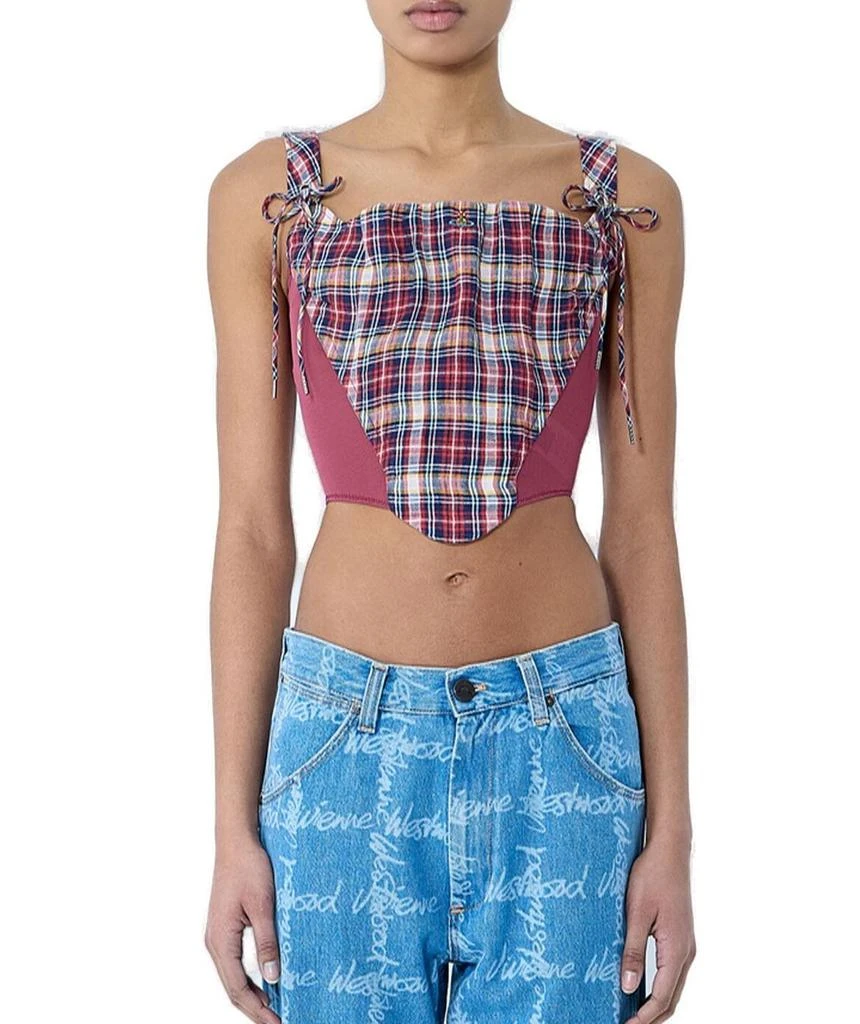 商品Vivienne Westwood|Vivienne Westwood Checked Top,价格¥6133,第1张图片