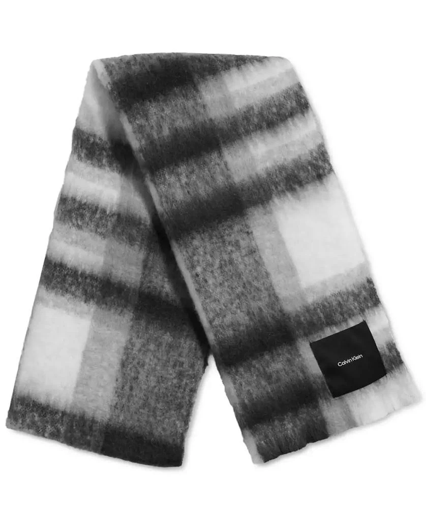 商品Calvin Klein|Women's Oversized Plaid Blanket Scarf,价格¥320,第2张图片详细描述