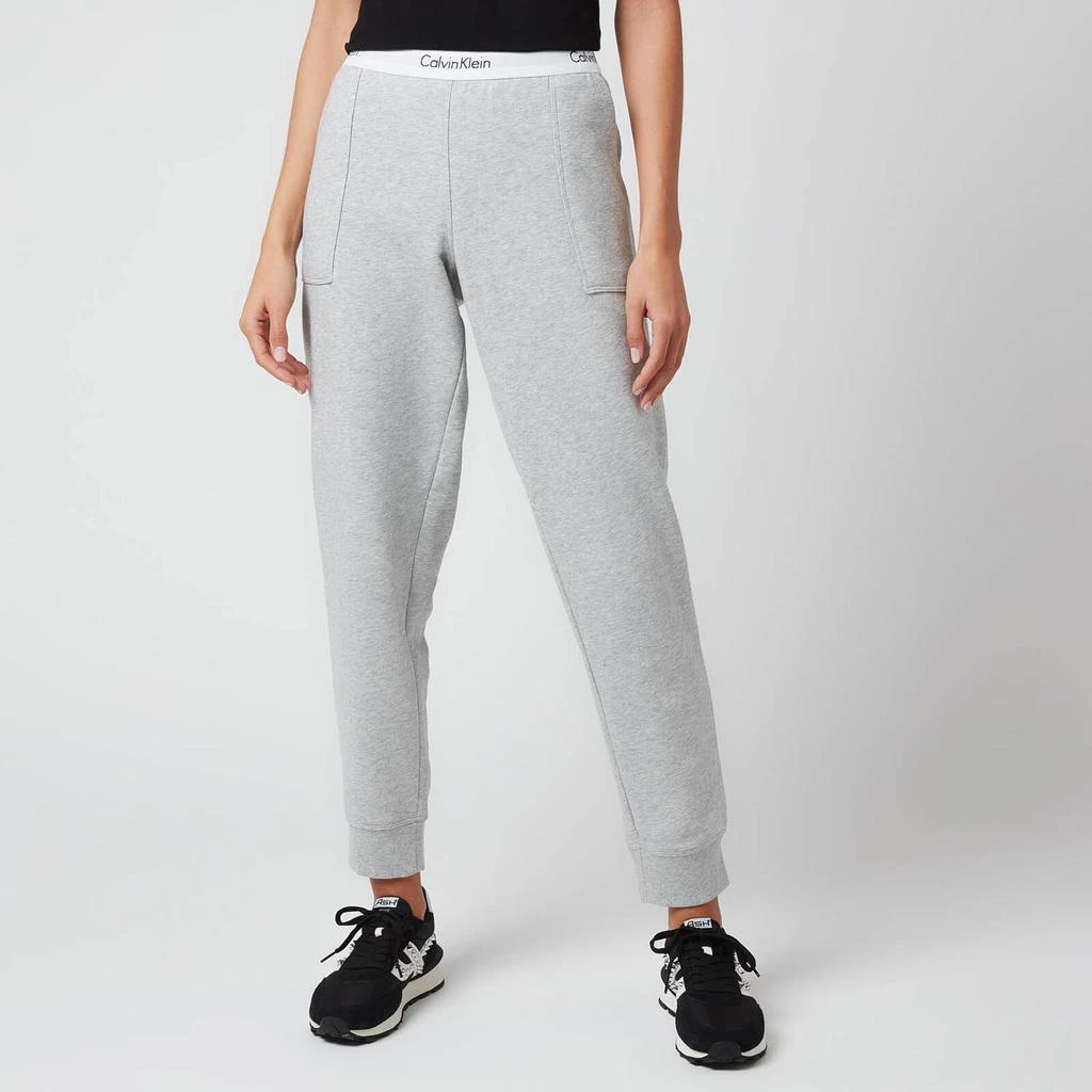 商品Calvin Klein|Calvin Klein Women's Modern Cotton Joggers - Grey Heather,价格¥208,第1张图片