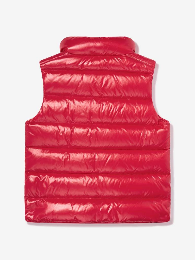 商品Moncler|Boys Down Padded Tib Gilet in Red,价格¥3033-¥3838,第3张图片详细描述