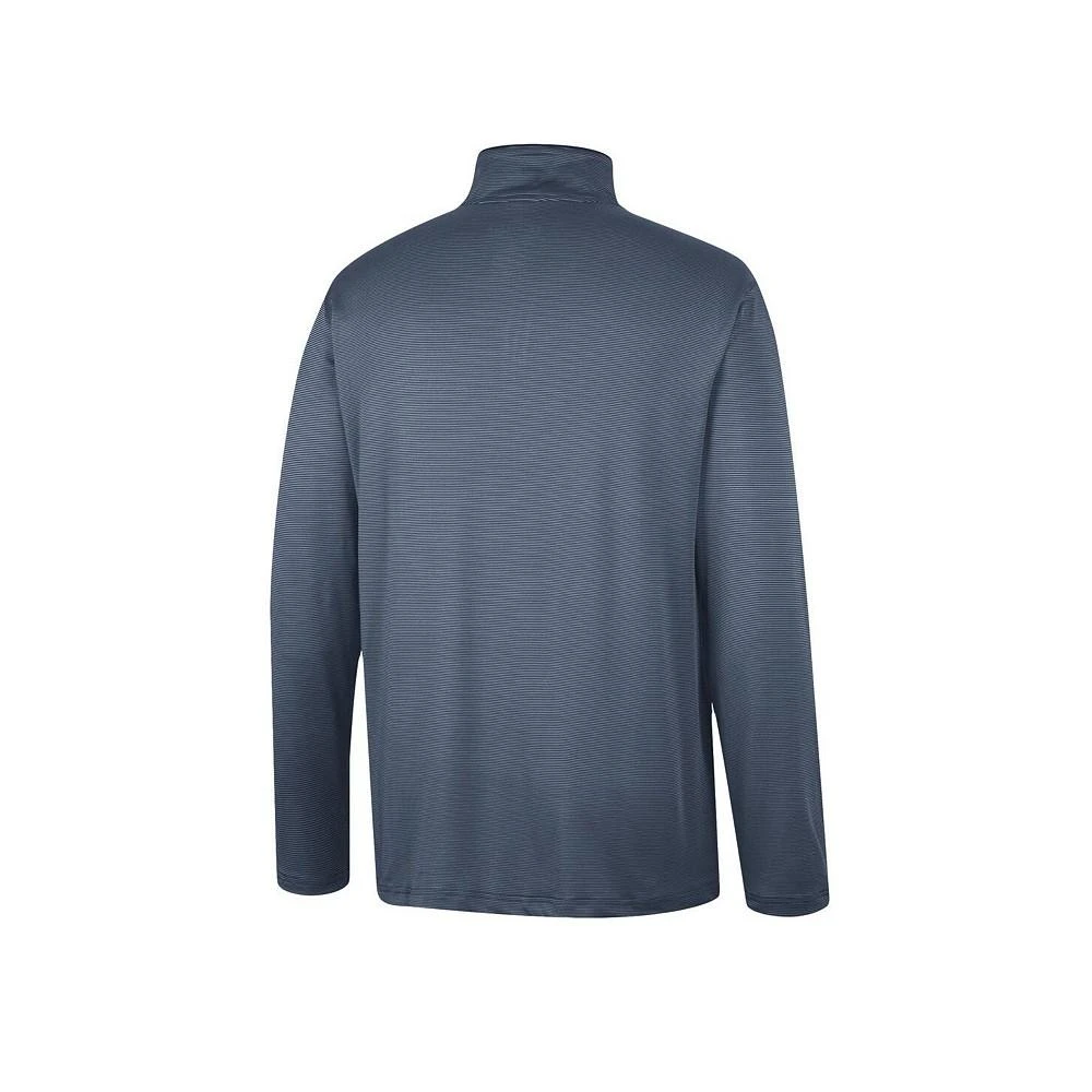 商品Colosseum|Men's Navy Michigan Wolverines Logo Quarter-Zip Windshirt,价格¥248,第2张图片详细描述