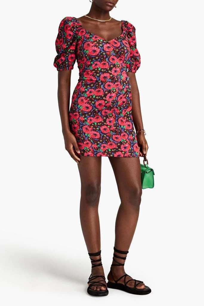 商品ba&sh|Doly wrap-effect floral-print seersucker mini dress,价格¥492,第2张图片详细描述