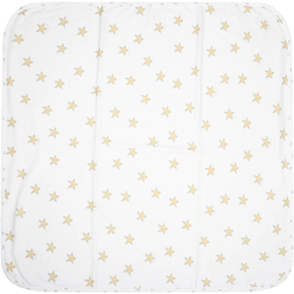 商品Stella McCartney|Ivory Blanket For Babykids With Starfish,价格¥984,第1张图片