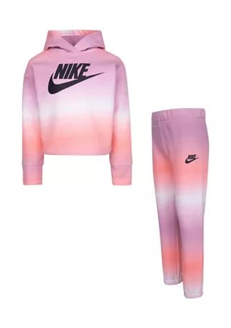 商品NIKE|Girls 4 6X Printed Club Jogger Set,价格¥181,第1张图片