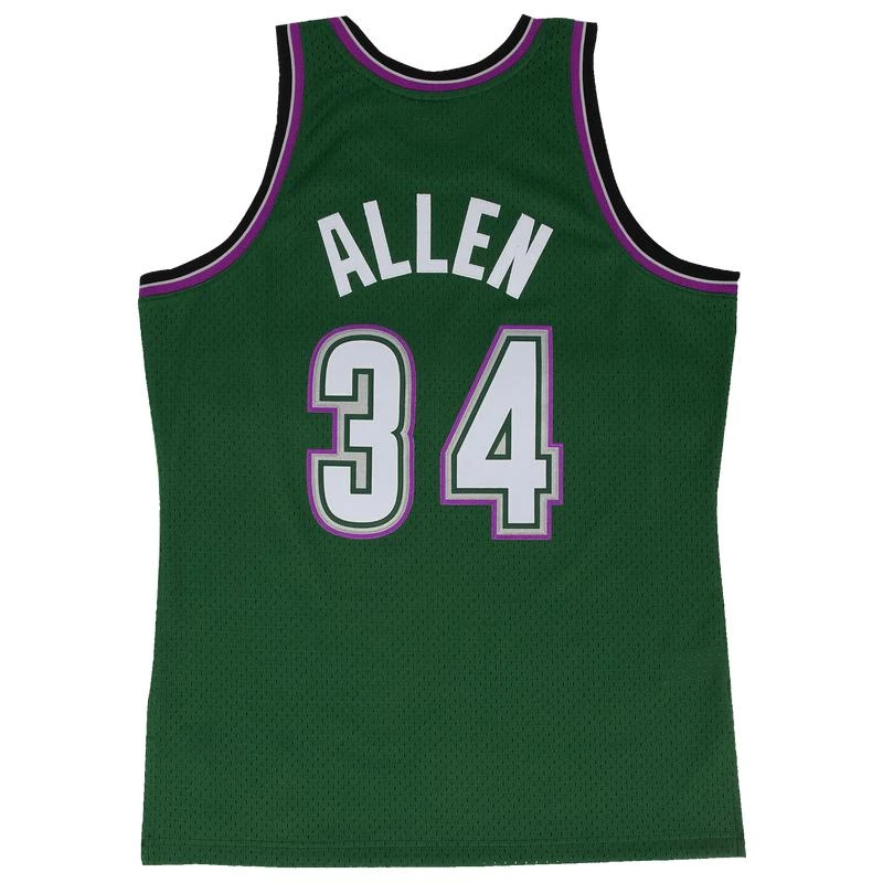 商品Mitchell and Ness|Mitchell & Ness NBA Swingman Jersey - Men's 复古球衣,价格¥848,第5张图片详细描述