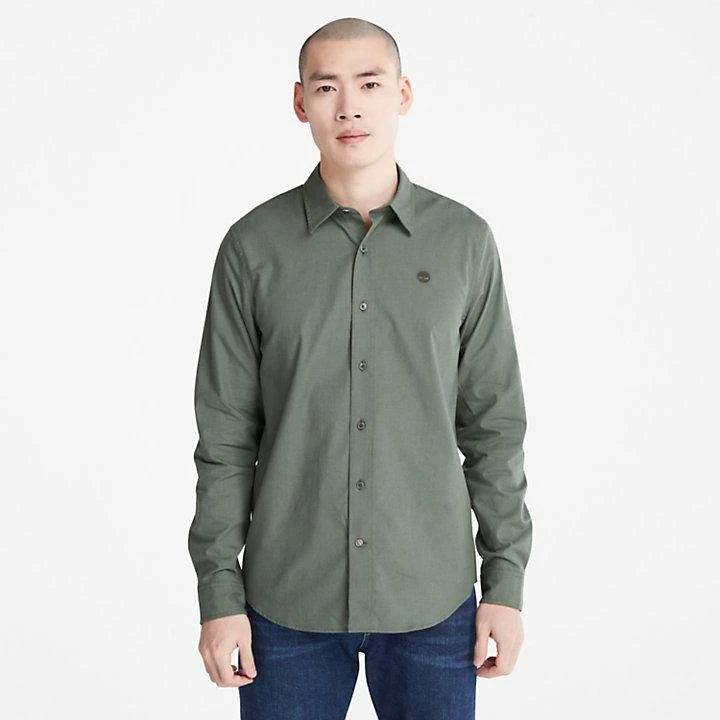 商品Timberland|Lightweight Flannel Shirt for Men in Green,价格¥580,第1张图片
