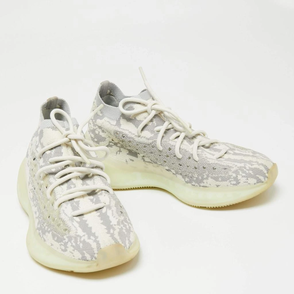 商品[二手商品] YEEZY|Yeezy x Adidas Grey/White Knit Fabric Boost 380 Alien Sneakers Size 42,价格¥2257,第4张图片详细描述