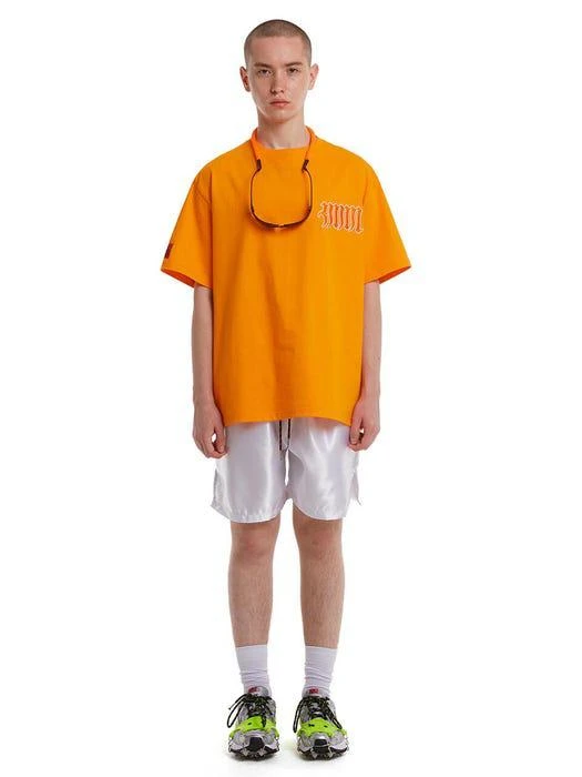 商品ANOMIE COMPLEX|Anm Embroidery Half Sleeve T-shirt_Orange,价格¥522,第1张图片
