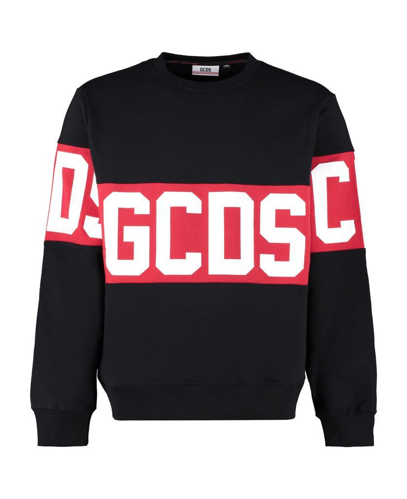 商品GCDS|Logo Detail Cotton Sweatshirt,价格¥2289,第1张图片