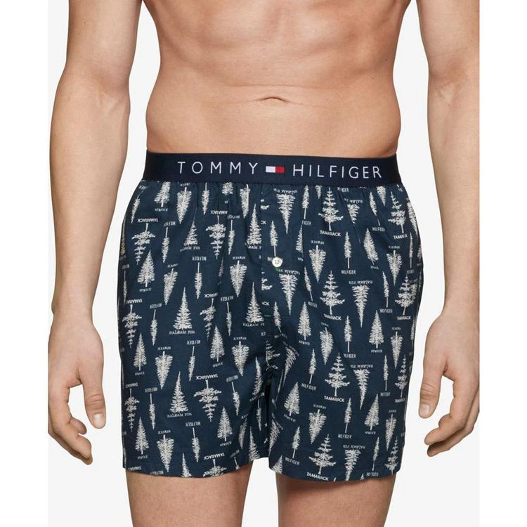 商品Tommy Hilfiger|Men's Cotton Printed Woven Boxers,价格¥105,第1张图片