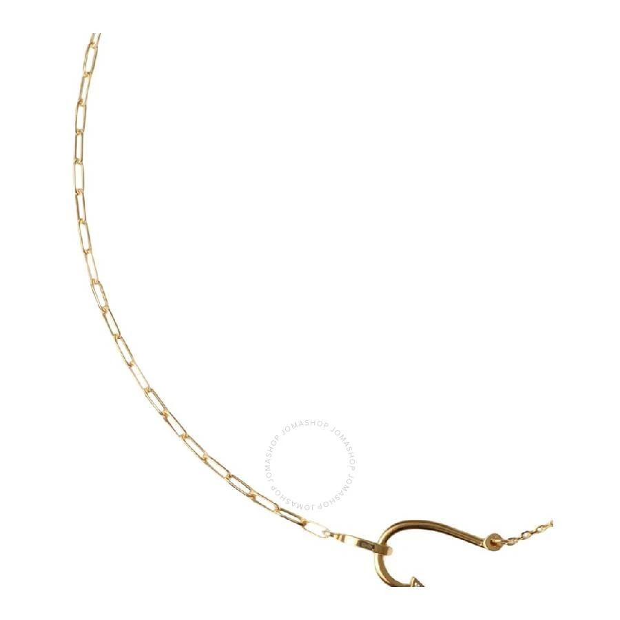 商品Burberry|Gold-plated Hook Pave Necklace,价格¥1259,第2张图片详细描述