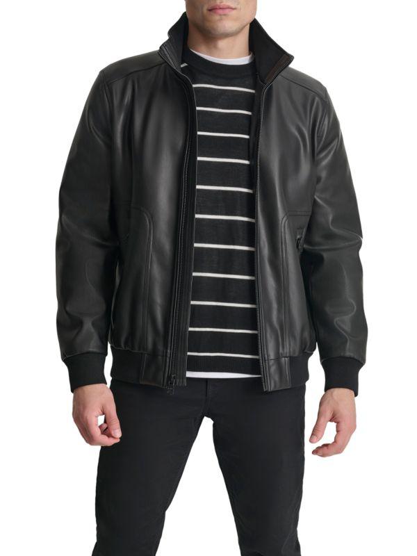 ジャケット・アウター DKNY archive leather jacket Women's DKNY Leather jacket, size 40 (Black) | Emmy