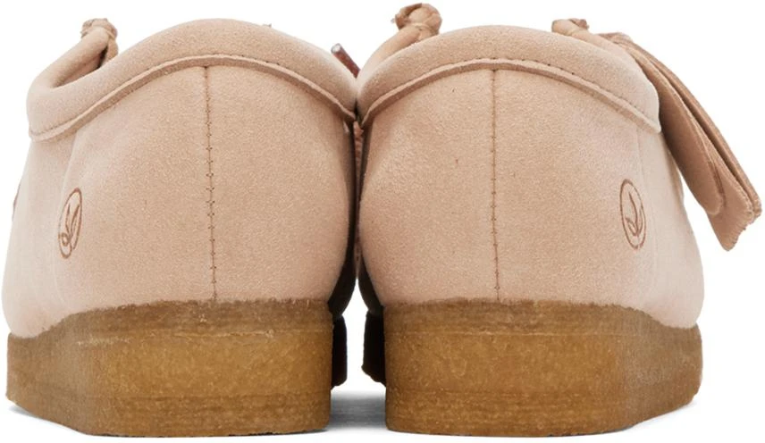 商品Clarks|Pink Faux-Suede Wallabee Oxfords,价格¥685,第2张图片详细描述