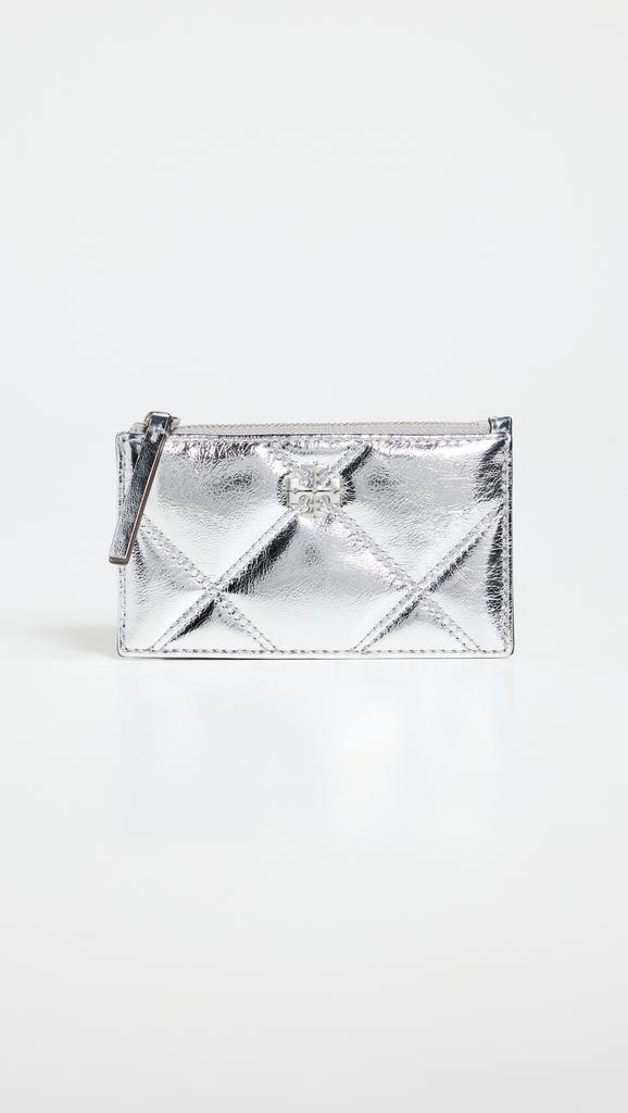 ★Tory Burch★Kira Diamond Quilt Zip Card Case Kira Diamond Quilt Zip Card Case: Women's Designer Card