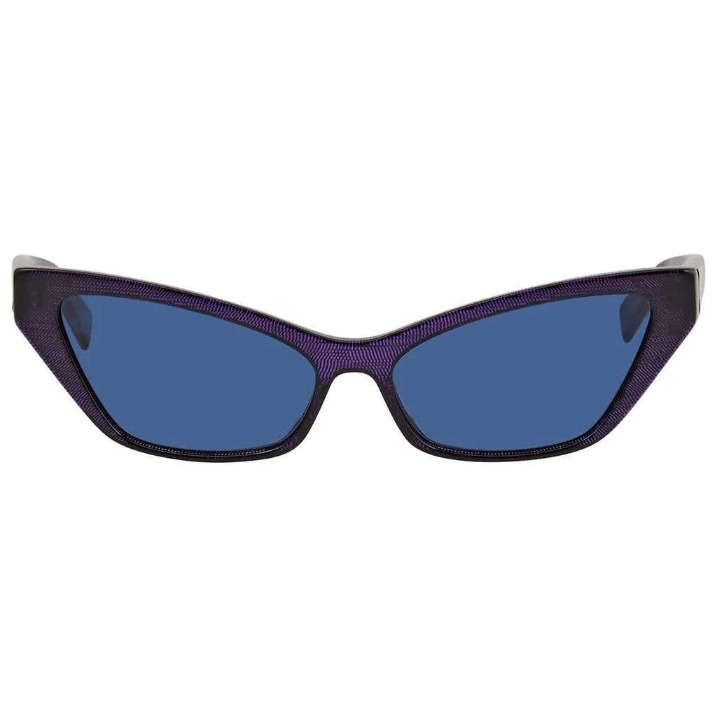商品ALAIN MIKLI|Alain Mikli Dark Blue Cat Eye Ladies Sunglasses A05036 005/8057,价格¥591,第2张图片详细描述