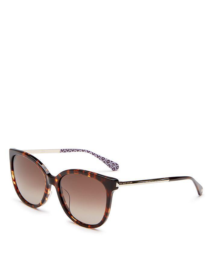 商品Kate Spade|Women's Britton Polarized Square Sunglasses, 55mm,价格¥1191,第5张图片详细描述