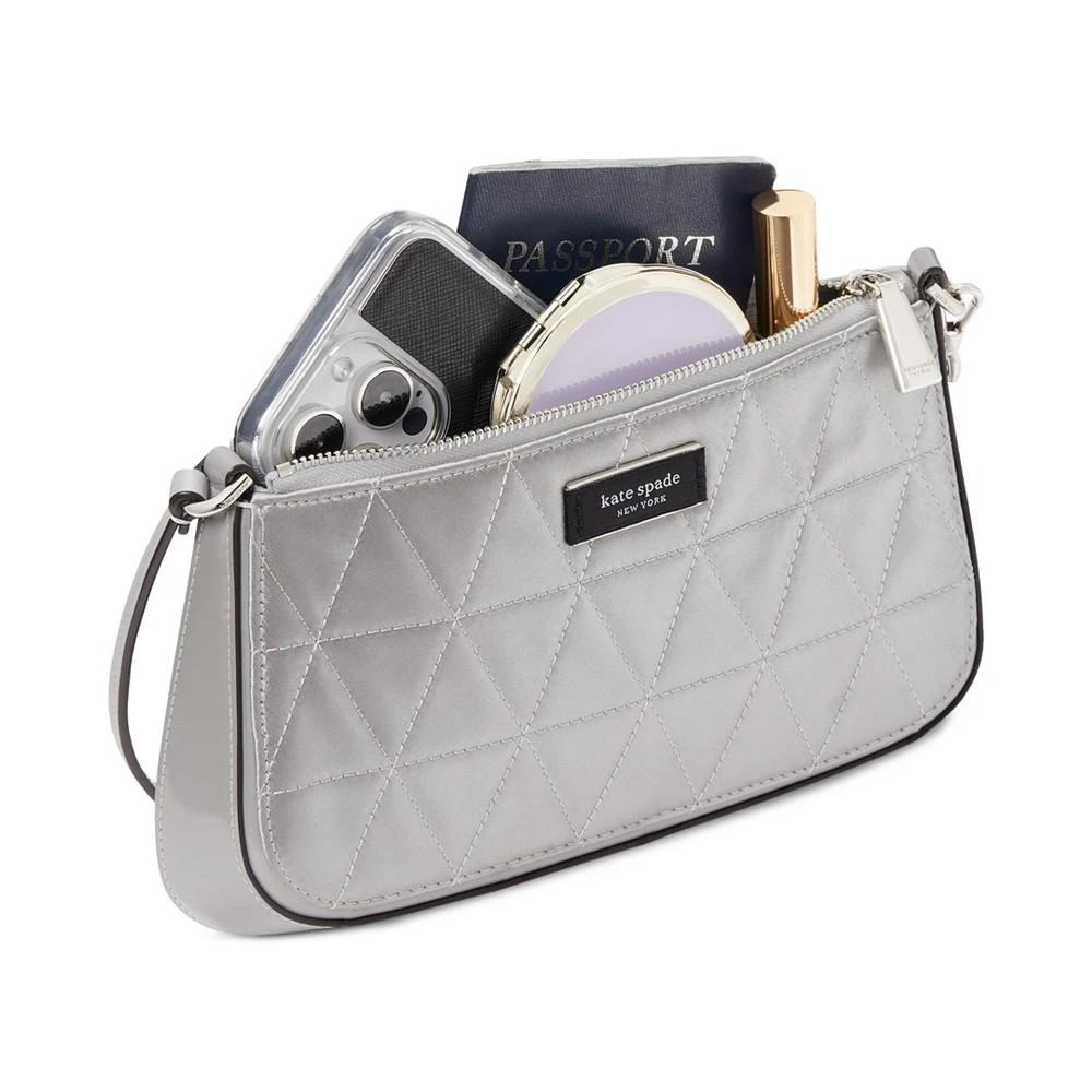 商品Kate Spade|Sam Icon Quilted Satin Mini Pochette,价格¥798,第2张图片详细描述
