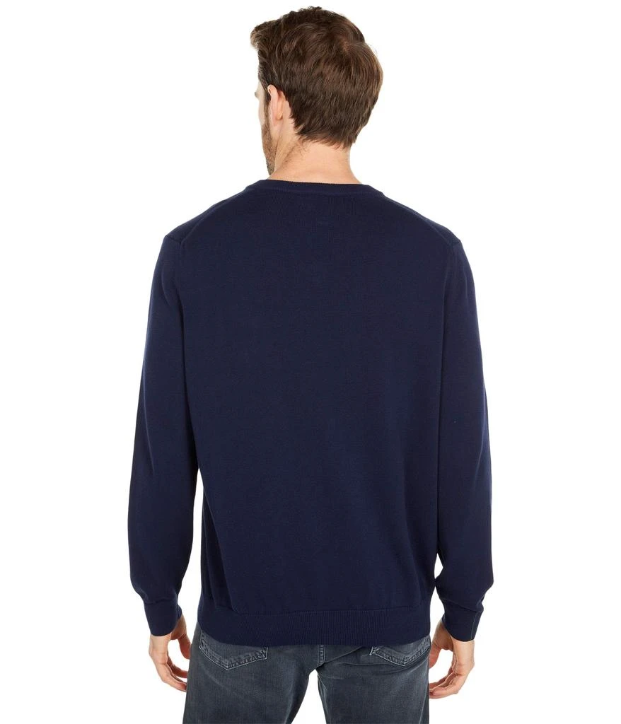 商品Lacoste|Long Sleeve Solid V-Neck Sweater,价格¥817,第3张图片详细描述