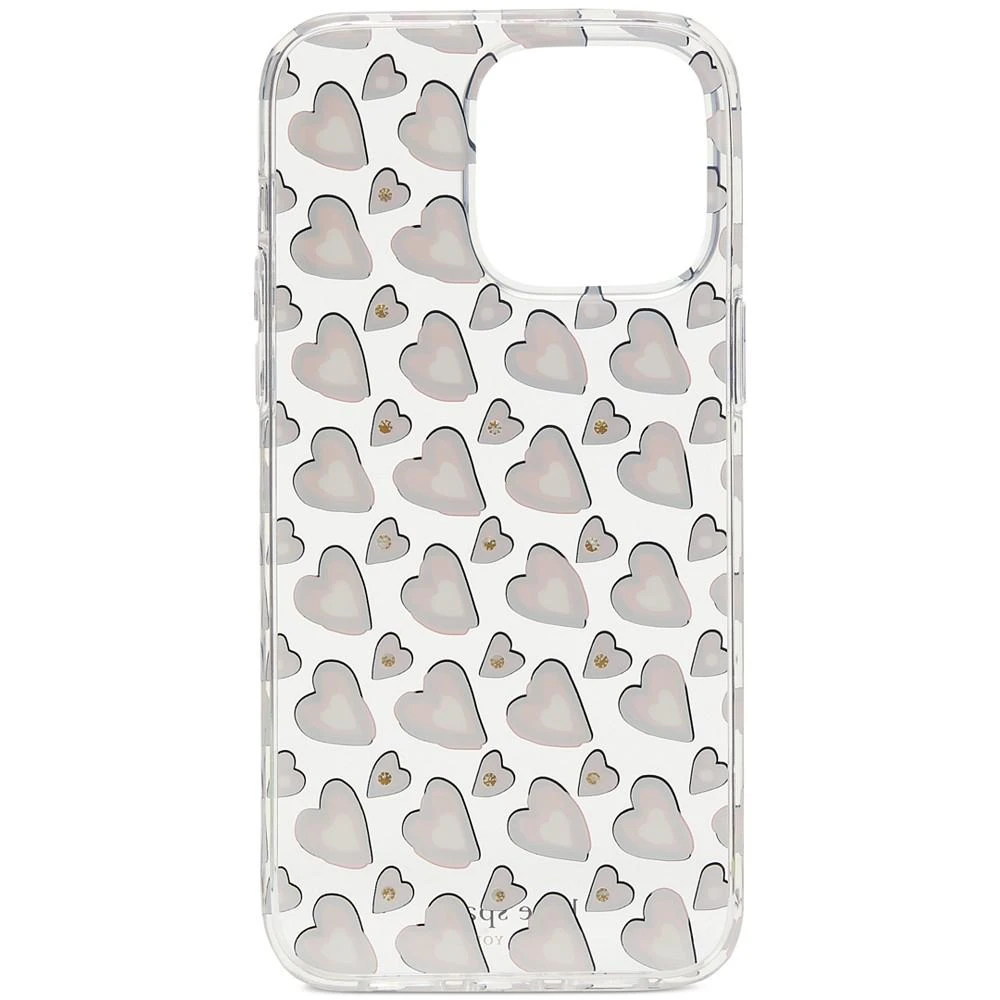 商品Kate Spade|Heart Printed TPU iPhone 14 Pro Max Phone Case,价格¥157,第2张图片详细描述